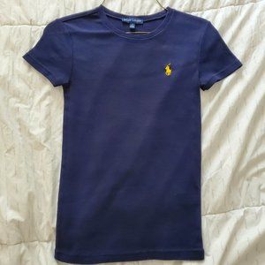 Ralph Lauren Crew-Neck Short-sleeve Blue T-Shirt S